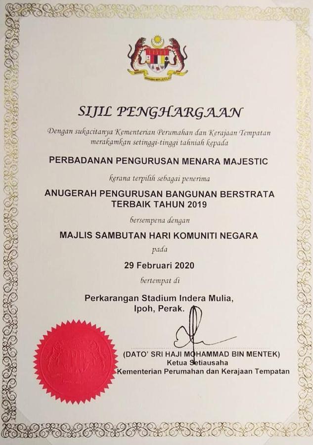 Apartament H2H - Ohayo Ipoh Majestic Ipoh Zewnętrze zdjęcie